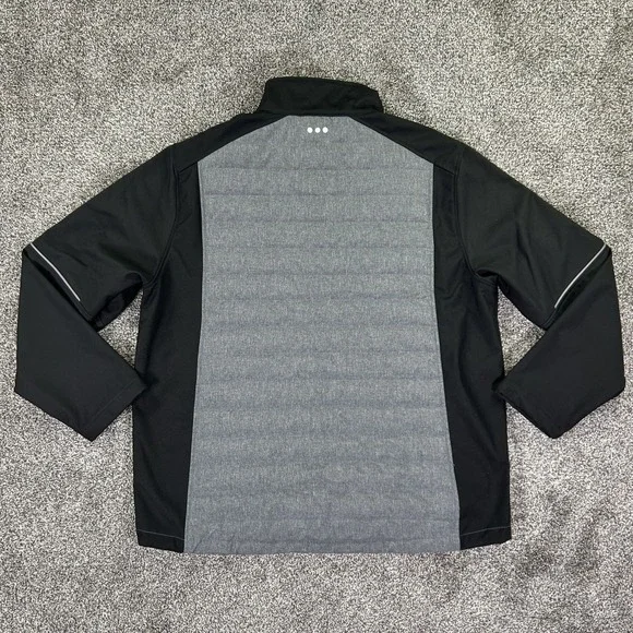 Snap-On Tools Equalizer Insulated Jacket Mens XL Gray Black Red Accents Workwear - Picture 2 of 15